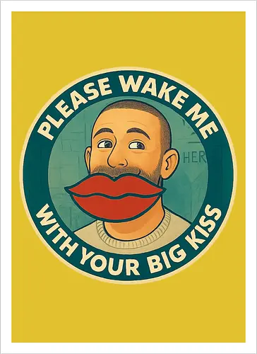 Please wake me – with your big kiss