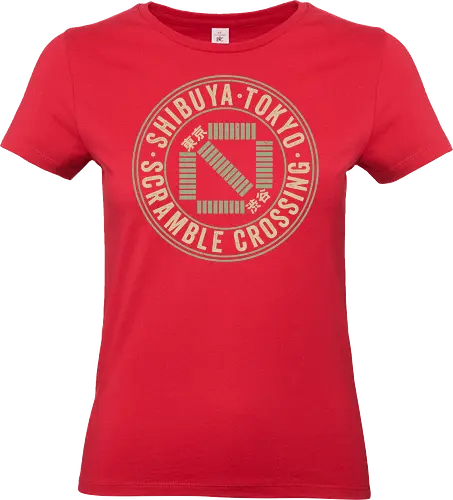 Shibuya crossing - anime, manga, japan, japanese art, retro, vintage - Standard T-Shirt (Frauen)
