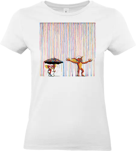 Colorful Rain! - gremlins, gizmo, funny, stripe, banksy, graffiti, movies, 80s - Standard T-Shirt (Frauen)