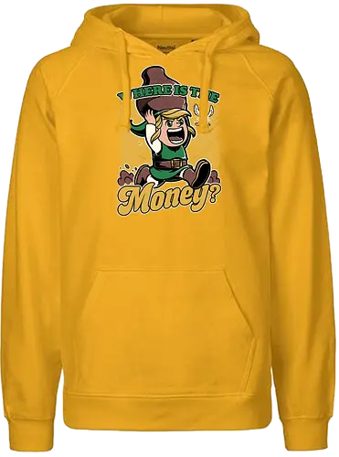 Game Elf Money - Fairy, Money, Fun, Funny, Elf, Video Game, Game, Rpg, Adventure, Fantasy, Jar, classic - Fairtrade Hoodie