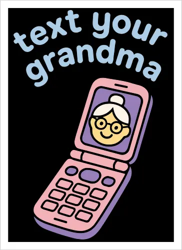 cute cartoon flip phone