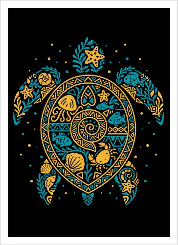 Sea Turtle Mosaic