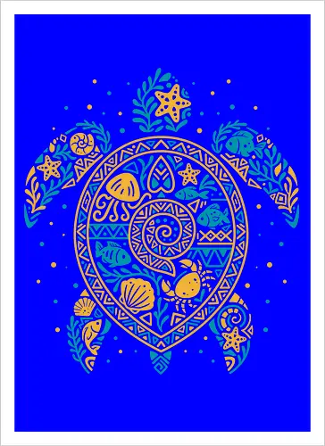 Sea Turtle Mosaic