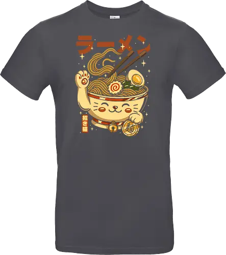Süße Glückskatze Ramen