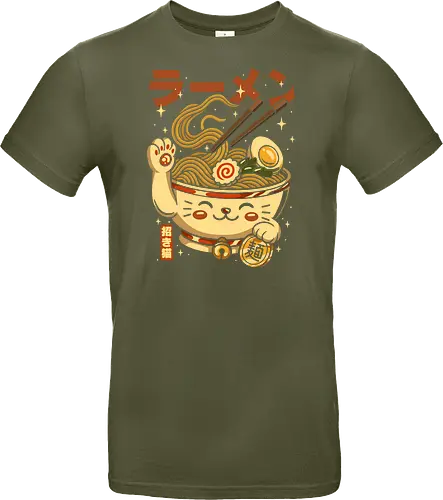 Süße Glückskatze Ramen