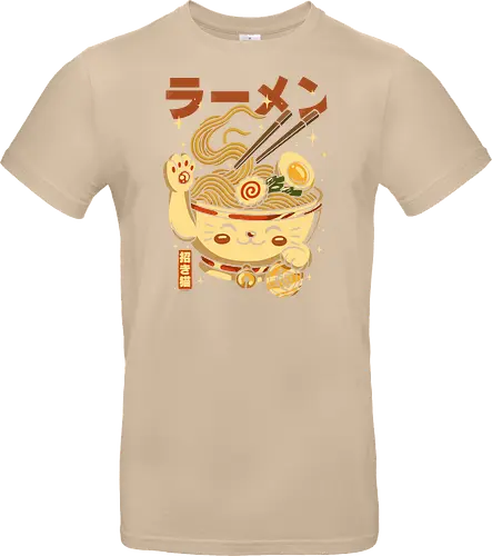 Süße Glückskatze Ramen