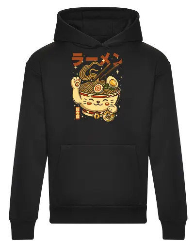 Süße Glückskatze Ramen
