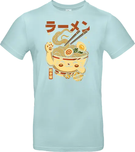 Süße Glückskatze Ramen