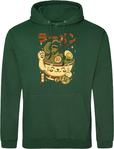Süße Glückskatze Ramen