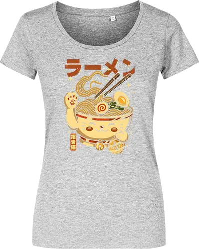 Süße Glückskatze Ramen