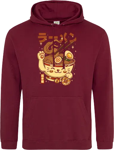 Süße Glückskatze Ramen