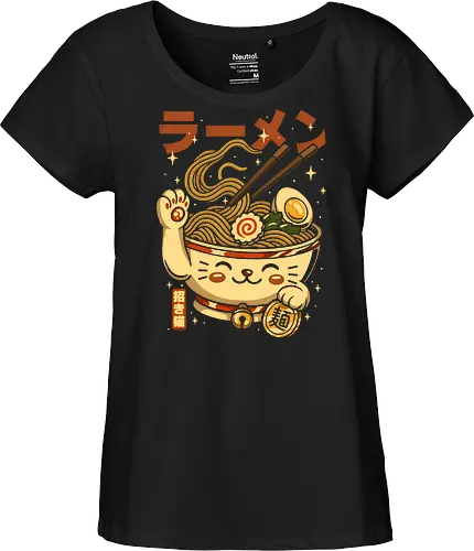 Süße Glückskatze Ramen