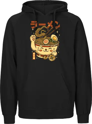 Süße Glückskatze Ramen