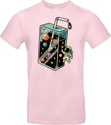 Weltraumsaft - Astronaut, Saft, Sommer, lustig, Essen, Weltraum, Universum, Kosmos, Astronomie, trippig, abstrakt, ästhetisch, Illustration, Planeten, Mond, cool, lm2kone - Standard T-Shirt
