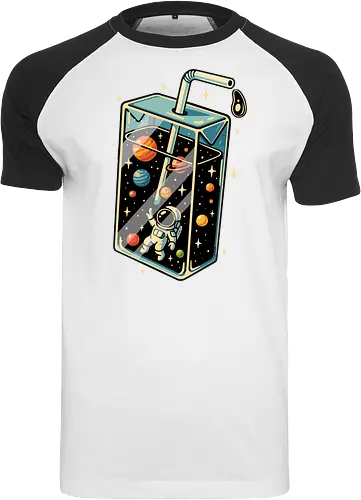 Astronaut im Weltraumsaft