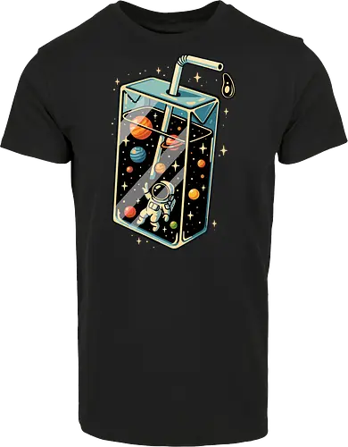 Astronaut im Weltraumsaft