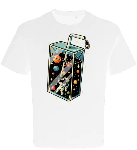 Astronaut im Weltraumsaft