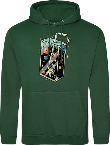 Astronaut im Weltraumsaft