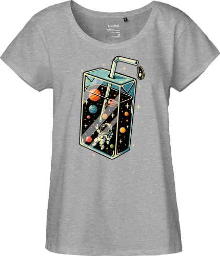 Astronaut im Weltraumsaft