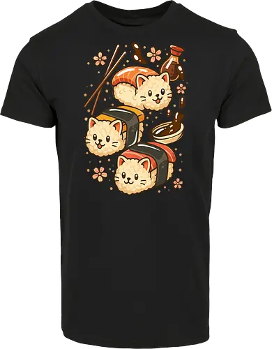 Süße Sushi-Katzen