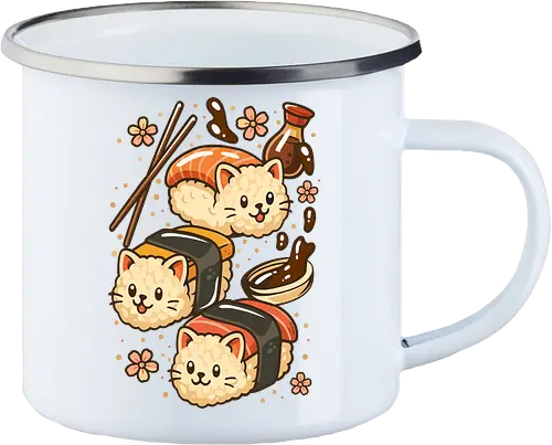 Süße Sushi-Katzen