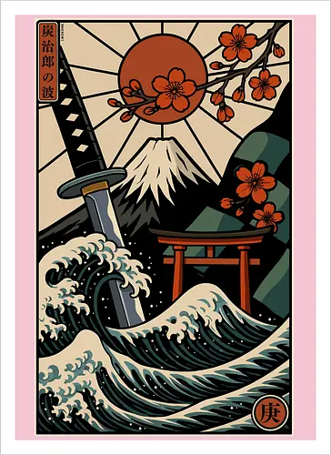 Die Große Welle von Tanjiro