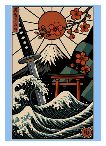 Die Große Welle von Tanjiro