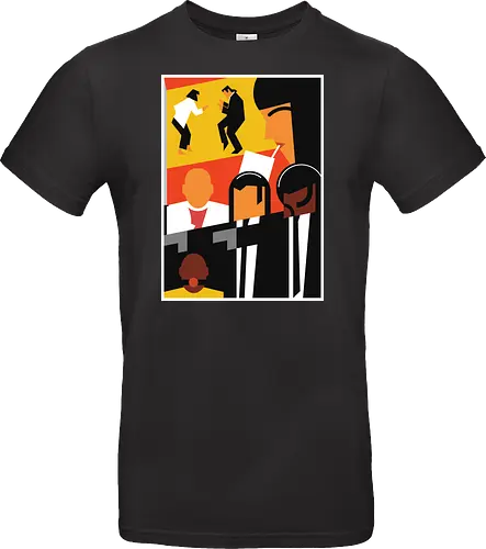 Epic Pulp  - Retro, 90s, ezekiel, geek, john travolta, nostalgia, samuel l jackson, tarantino, uma thurman, vincent vega, vintage, winnfield, movie - Standard T-Shirt