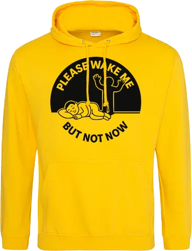 Please wake me but not now
