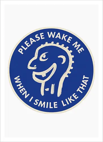 Please wake me when I smile like that