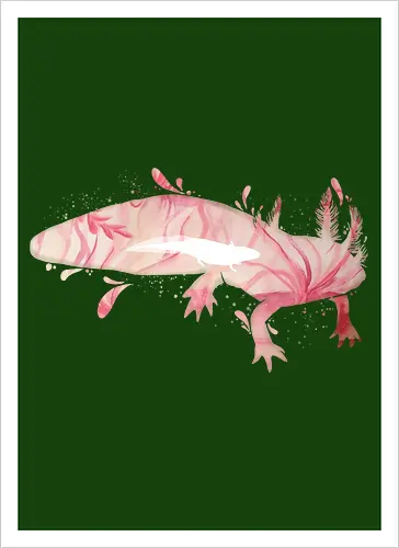 Axolotl Silhouette