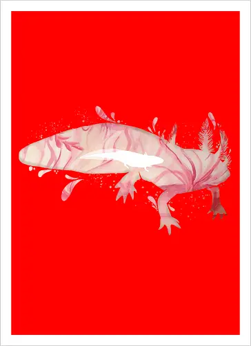 Axolotl Silhouette