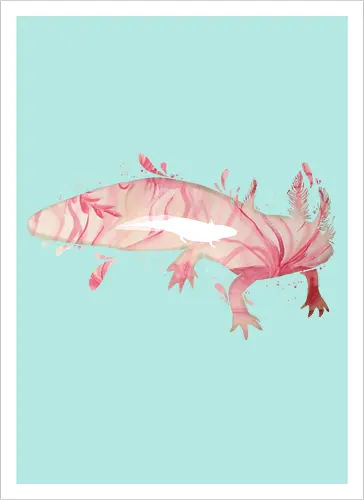 Axolotl Silhouette