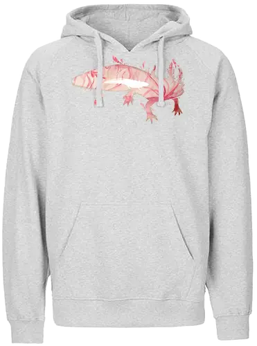 Axolotl Silhouette - Fairtrade Hoodie