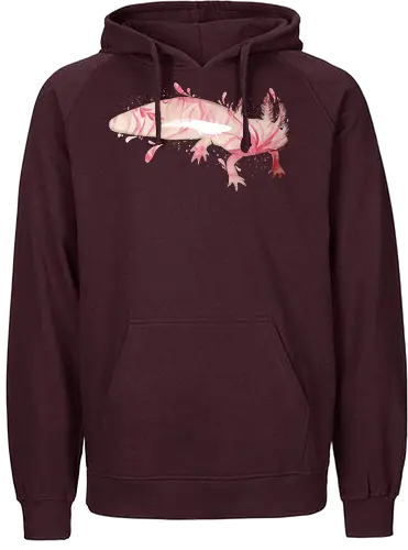 Axolotl Silhouette - Fairtrade Hoodie