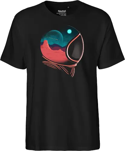 Space Adventure  - space, astronaut, astronomy, galaxy, mars, moon, outerspace, planets, rbrow, rocket, sci fi, science, spaceship, sun, universe - Fairtrade T-Shirt