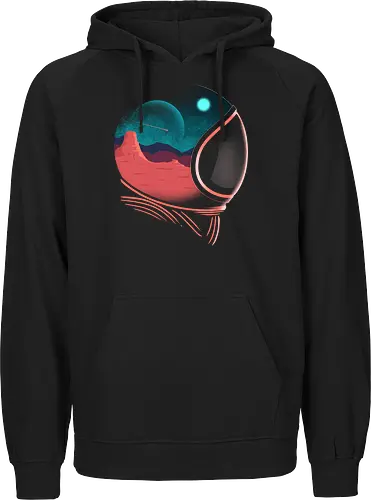 Space Adventure  - space, astronaut, astronomy, galaxy, mars, moon, outerspace, planets, rbrow, rocket, sci fi, science, spaceship, sun, universe - Fairtrade Hoodie