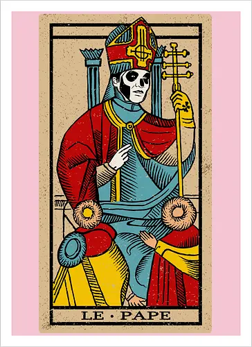 Le Pape Emeritus Tarot Card