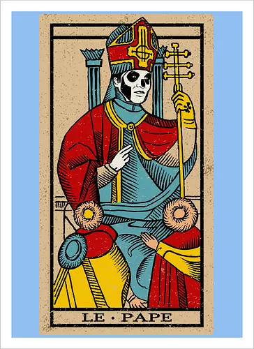 Le Pape Emeritus Tarot Card