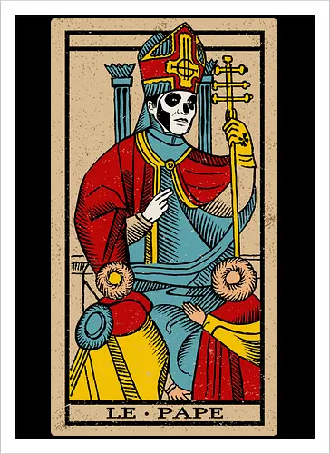 Le Pape Emeritus Tarot Card