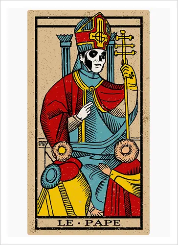 Le Pape Emeritus Tarot Card