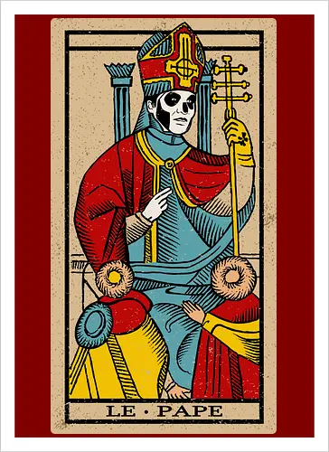 Le Pape Emeritus Tarot Card