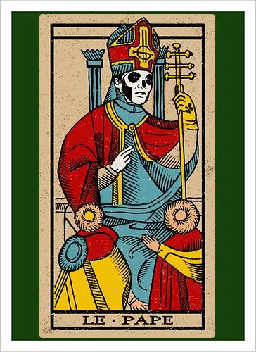Le Pape Emeritus Tarot Card