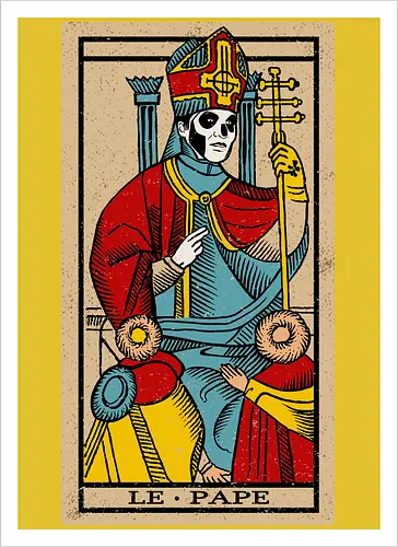 Le Pape Emeritus Tarot Card