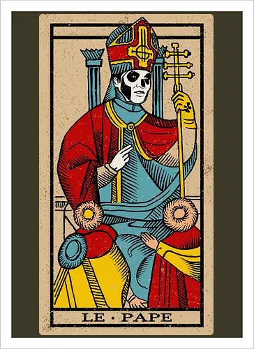 Le Pape Emeritus Tarot Card