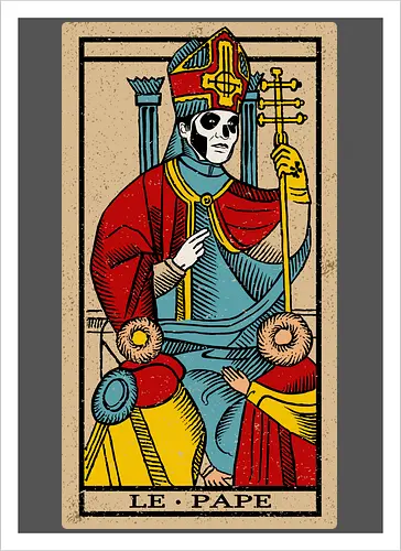 Le Pape Emeritus Tarot Card