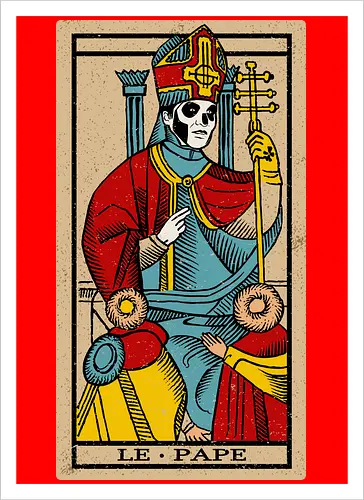 Le Pape Emeritus Tarot Card