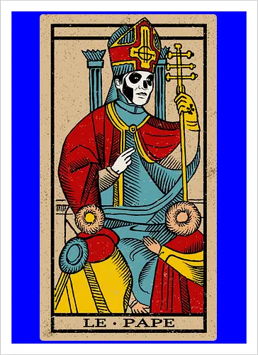 Le Pape Emeritus Tarot Card