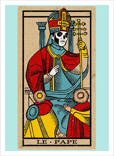 Le Pape Emeritus Tarot Card