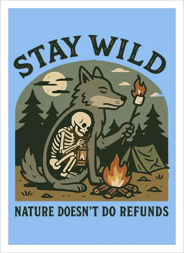 STAY WILD NATURE DOESN'T DO REFUNDS